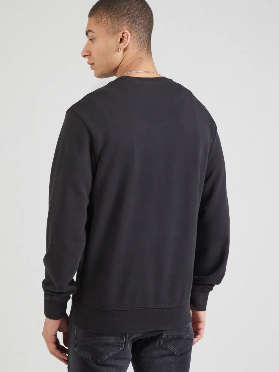 Толстовка LEVI'S стандартного кроя «Original Housemark Crewneck Sweatshirt» черного цвета — фото 4