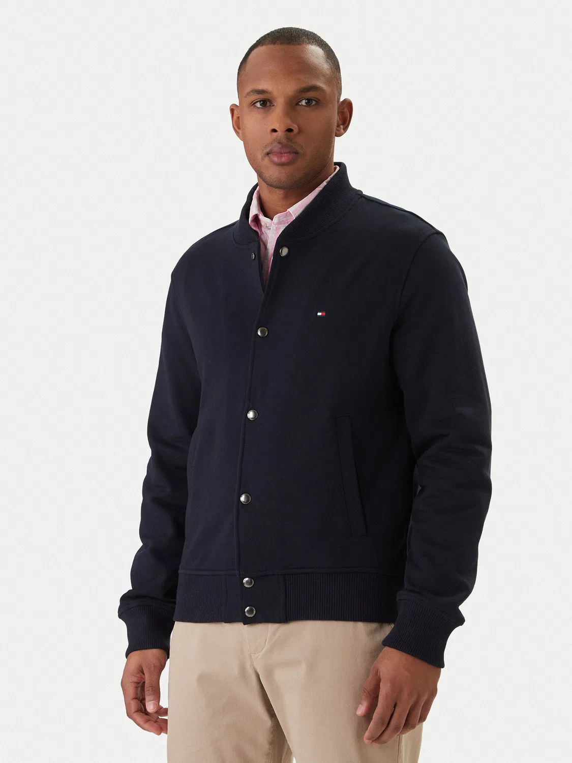 Мужской бомбер стандартного кроя Essential Tommy Hilfiger, темно-синий