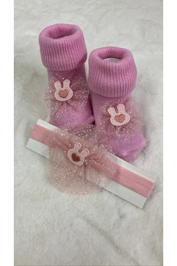 Детские носки для новорожденных хлопковые Eses Bebe, Pink