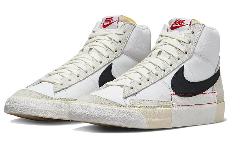 Кроссовки Nike Blazer Mid '77 Pro Club, белый/черный — фото 3