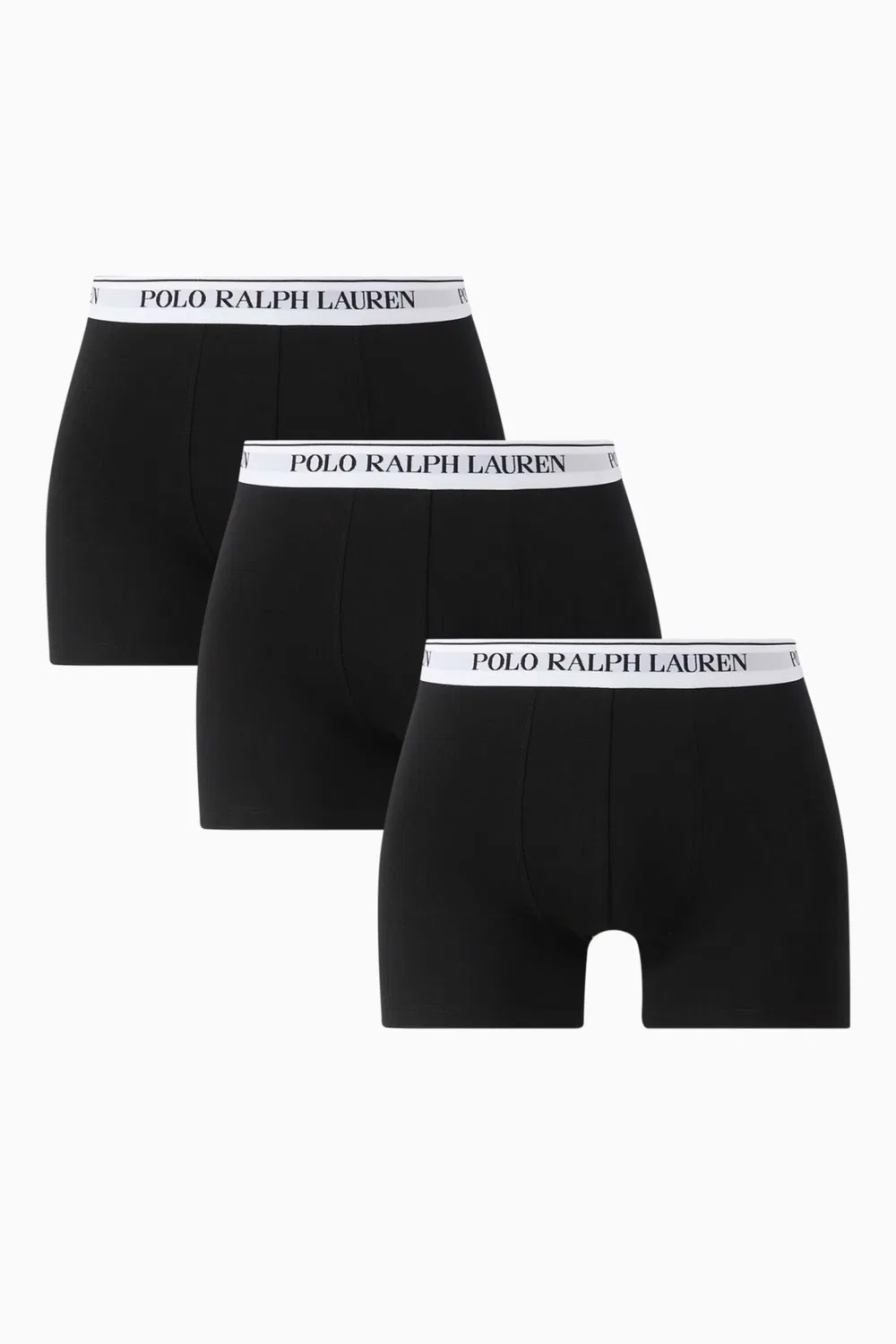 Трусы-боксеры хлопковые комплект из 3 штук Polo Ralph Lauren, черный