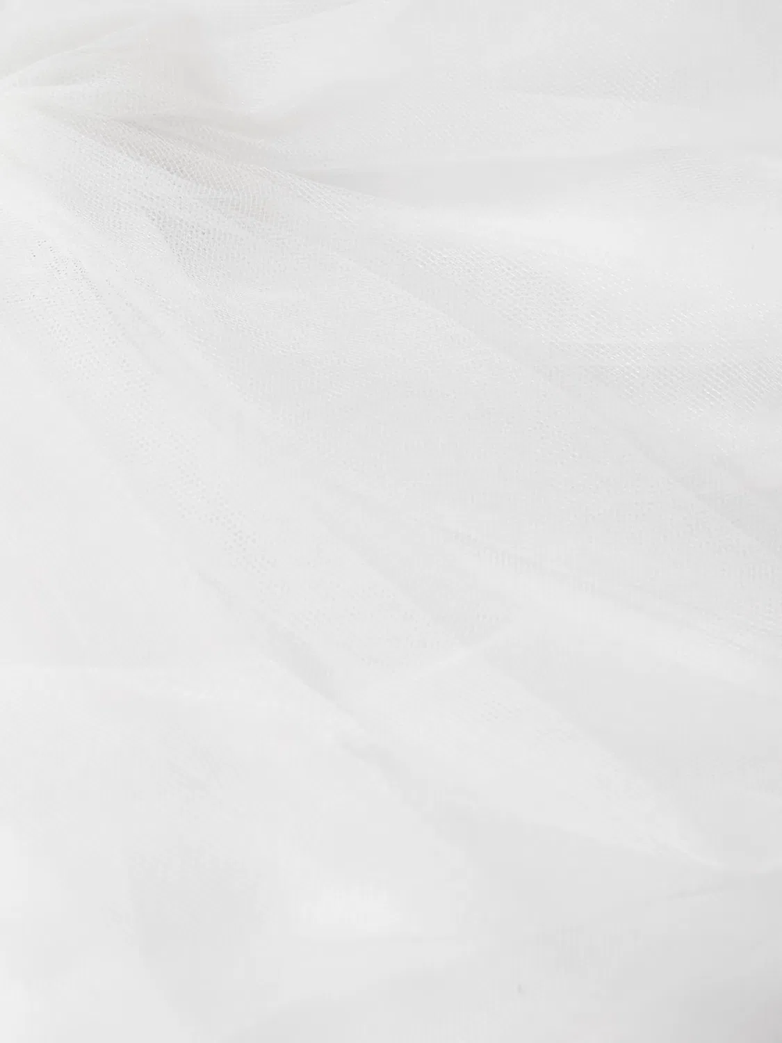 Асимметричная тюлевая вуаль Dauphine Eugenia Kim, слоновая кость — фото 3
