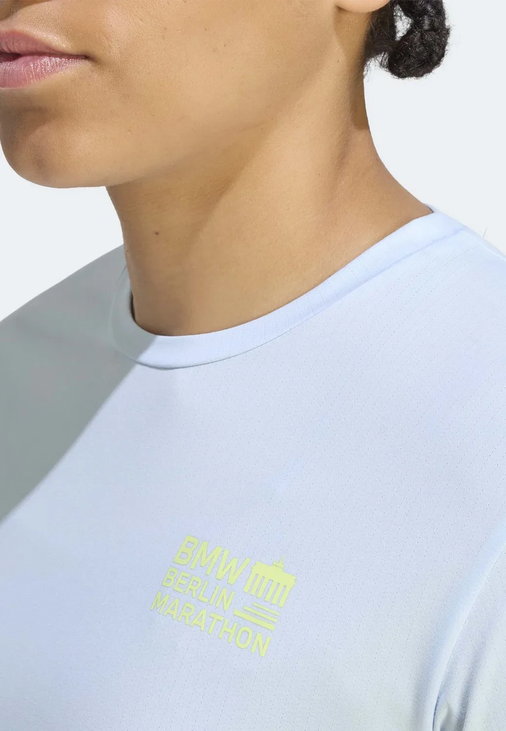 Футболка Ber26 - топ с длинными рукавами Adidas Performance, Crystal Sky — фото 4