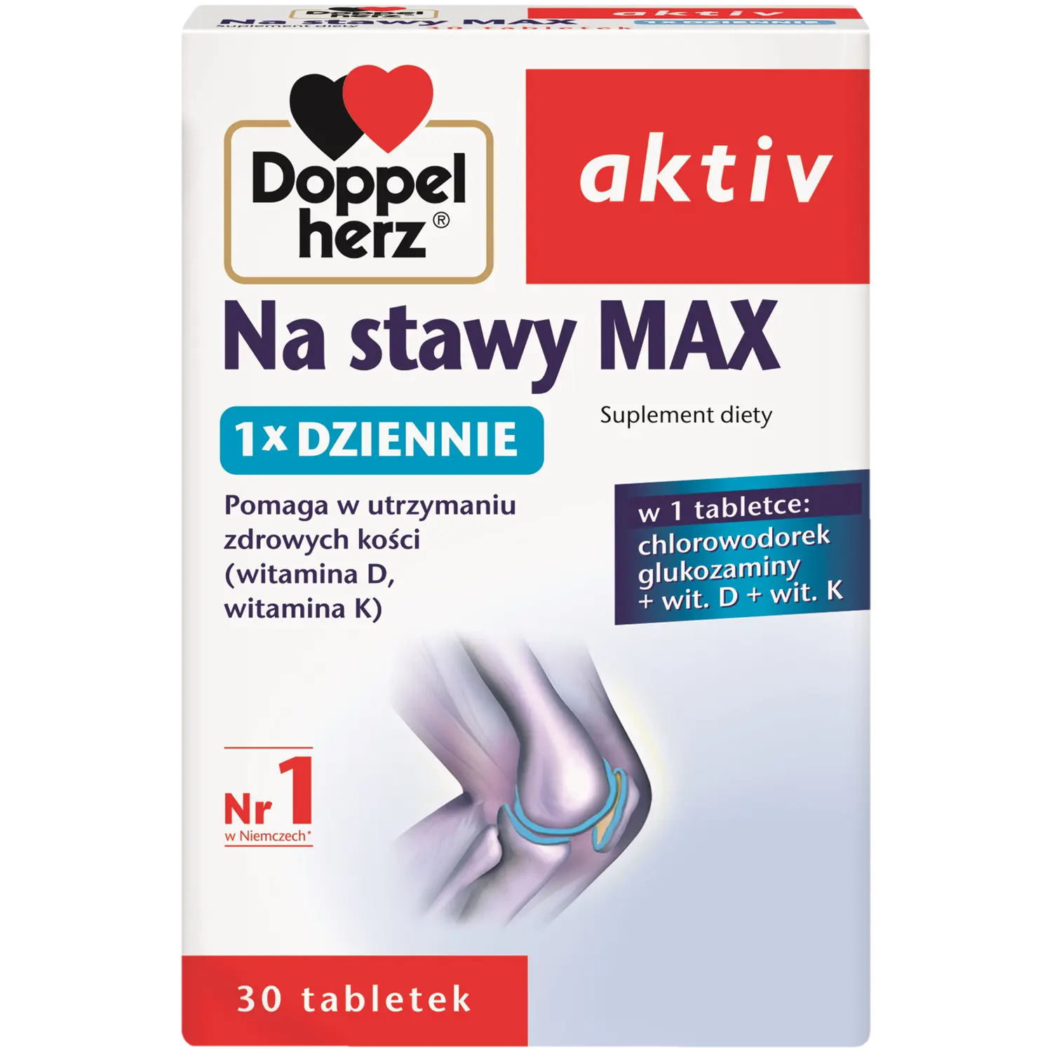 

Doppelherz Aktiv Na Stawy Max биологически активная добавка, 30 капсул/1 упаковка