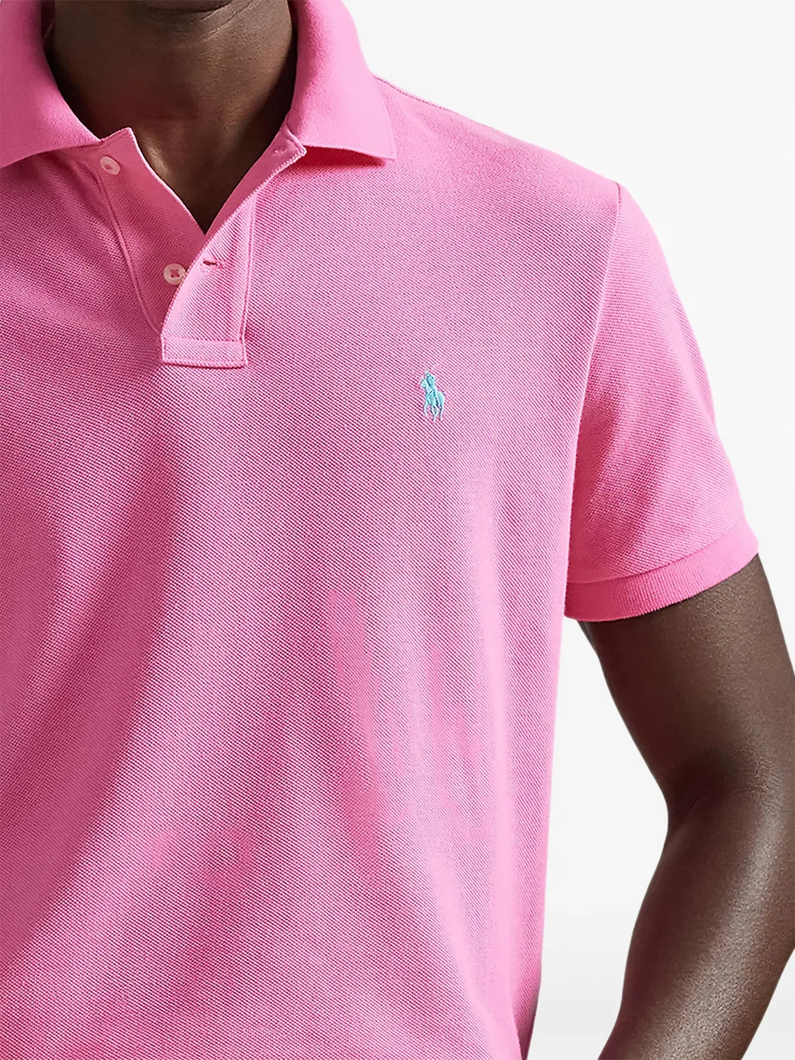 Рубашка‑поло розовая Polo Ralph Lauren, розовый — фото 2