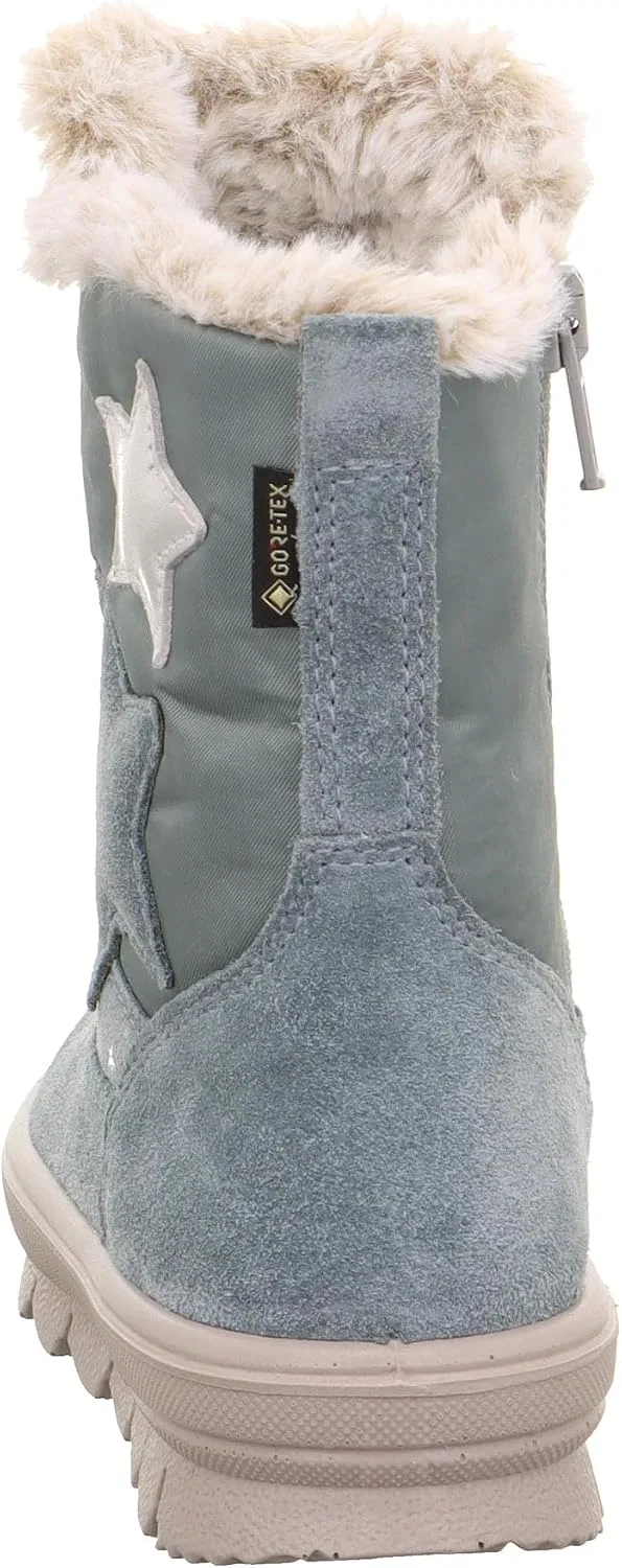 Детские зимние сапоги для девочек Snow Boot Superfit, Light Green Silver — фото 3