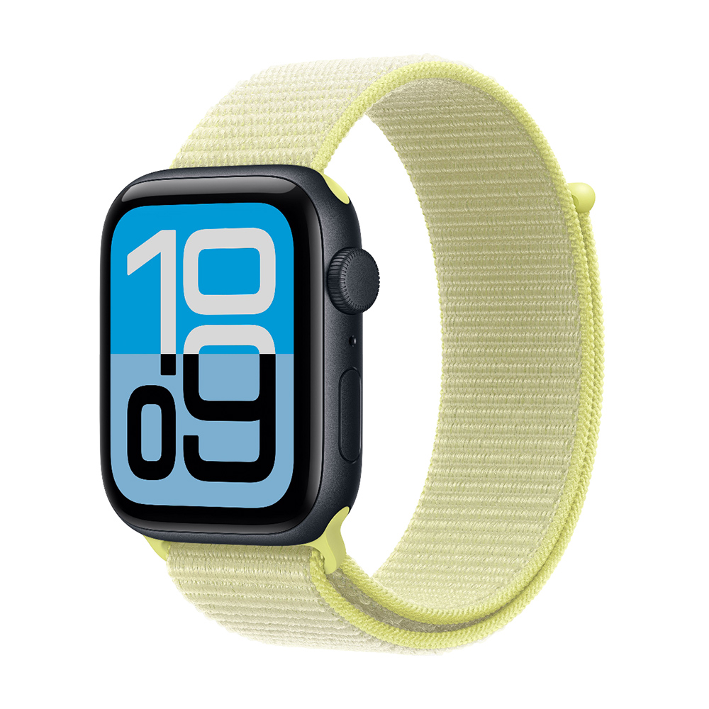 

Умные часы Apple Watch SE 3, 2025 (GPS), 44 мм, Midnight Aluminum Case/Textile Neon Yellow Sport Loop, Желтый, Умные часы Apple Watch SE 3, 2025 (GPS), 44 мм, Midnight Aluminum Case/Textile Neon Yellow Sport Loop