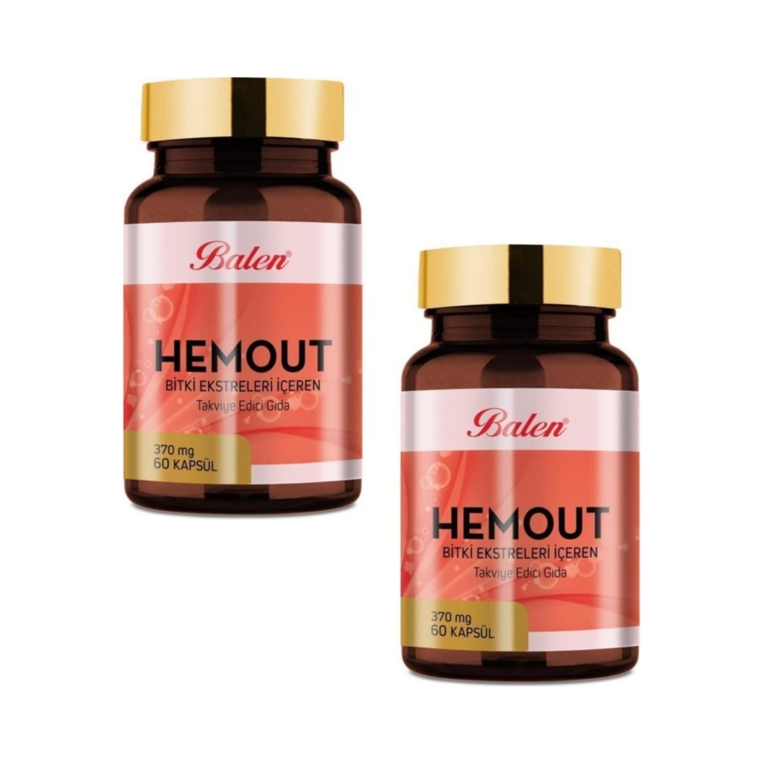 

Экстракт трав Balen Hemout, 60 капсул, 370 мг, 2 штуки