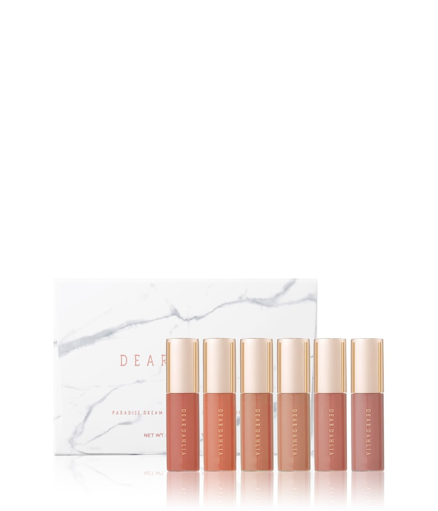 

Набор для макияжа губ Dear Dahlia Paradise Dream Velvet Lip Mousse Mini 6 Set, TEDDY BARE COLLECTION, 1 шт.