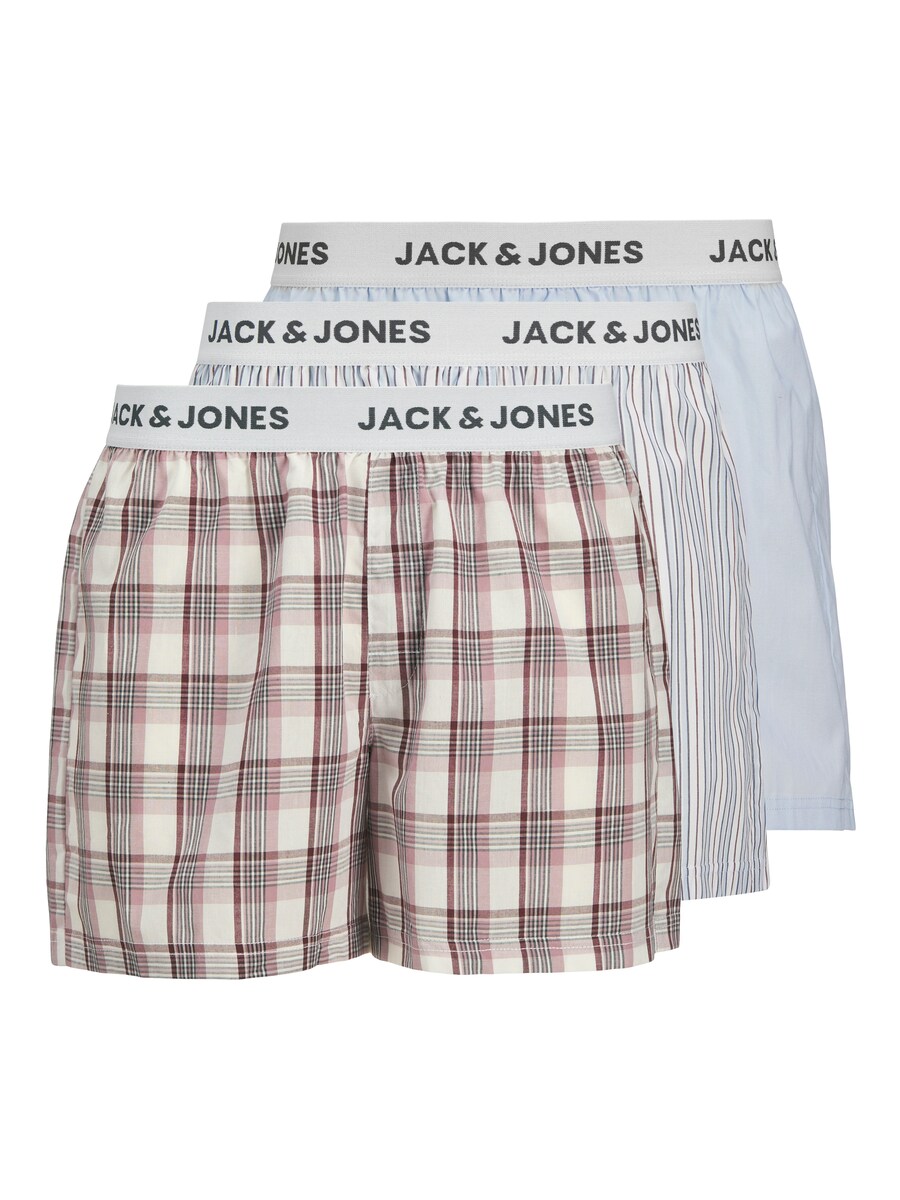 

Боксеры JACK & JONES JACK & JONES JACALVIN, Light blue/Wine red/White