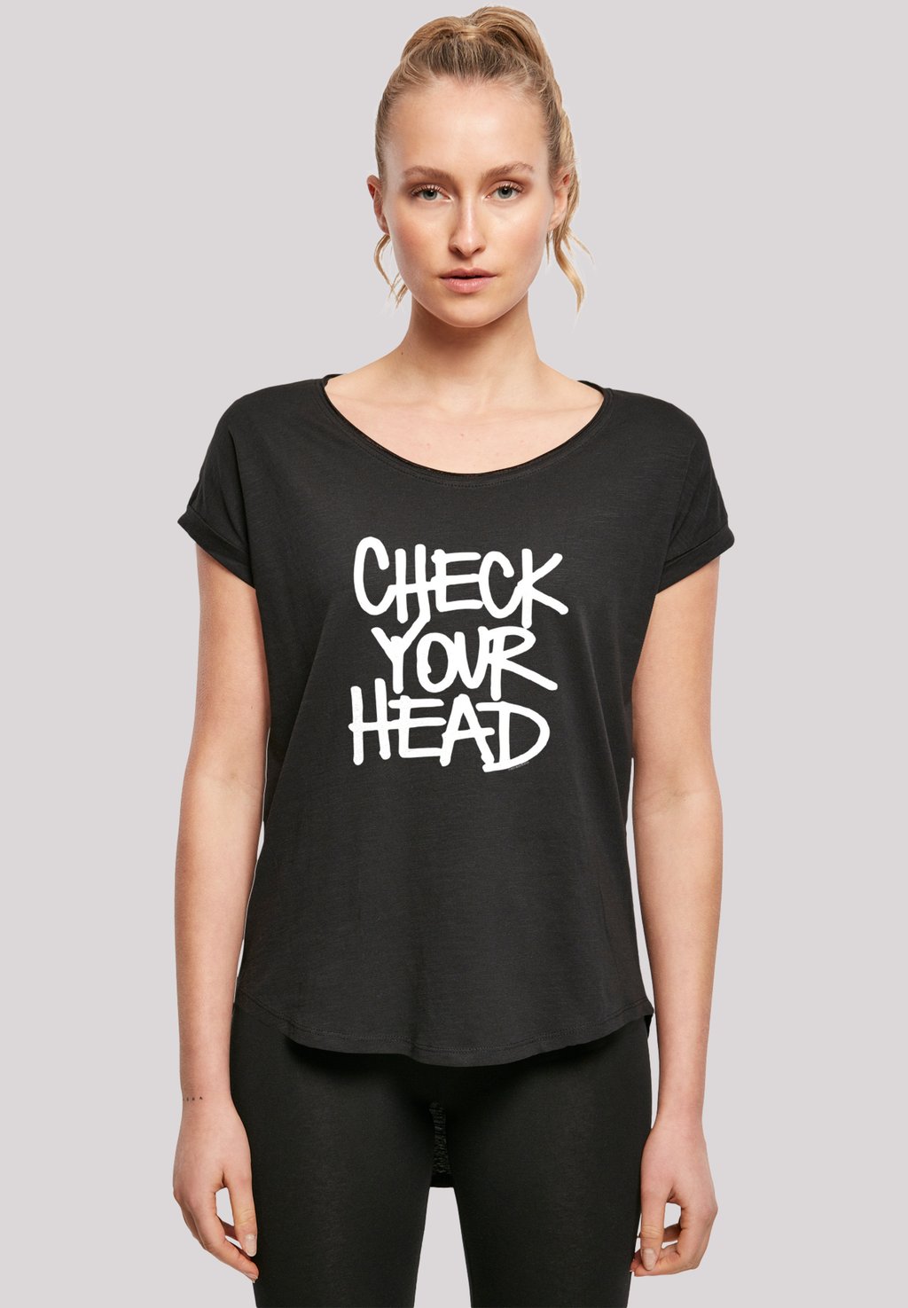 

Футболка с принтом THE BEASTIE BOYS CHECK YOUR HEAD F4NT4STIC, черный
