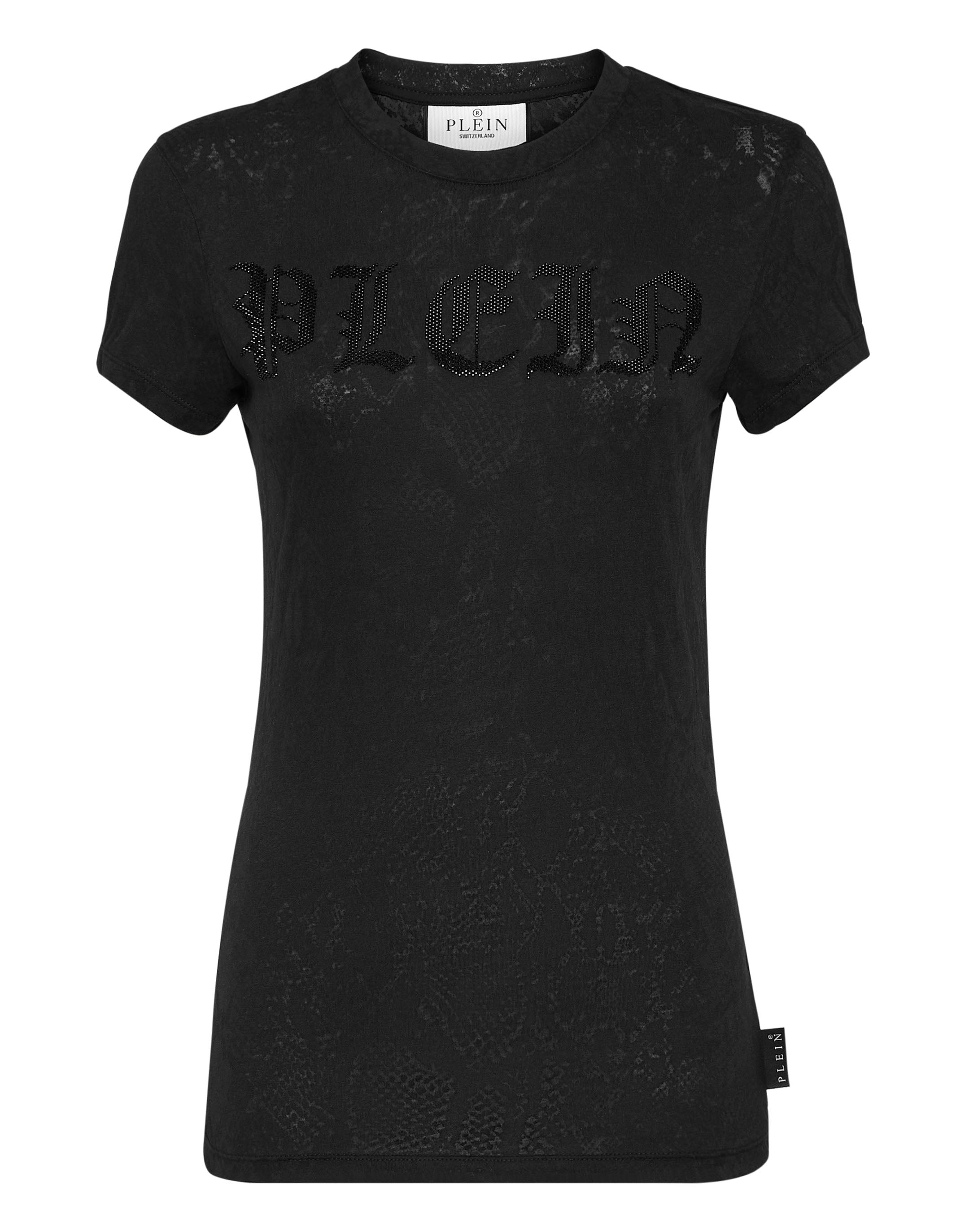 

Футболка с круглым вырезом Sexy Pure Fit Gothic Plein PHILIPP PLEIN, черный
