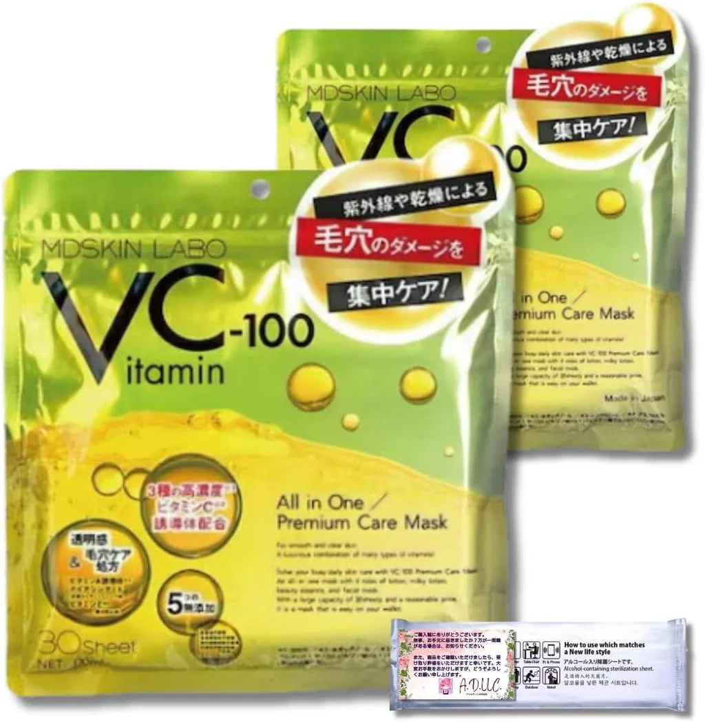 Сыворотка — VC-100 Premium Care, , 2 упаковки, дезинфицирующие листы, Generic