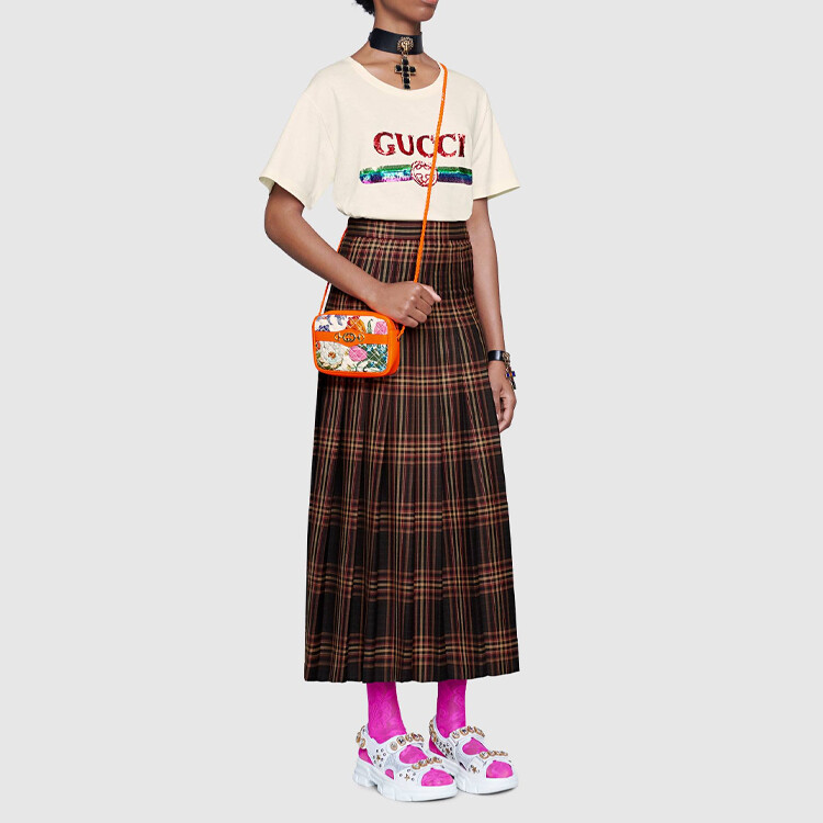 Футболка женская Gucci, премиальное качество, белый — фото 4