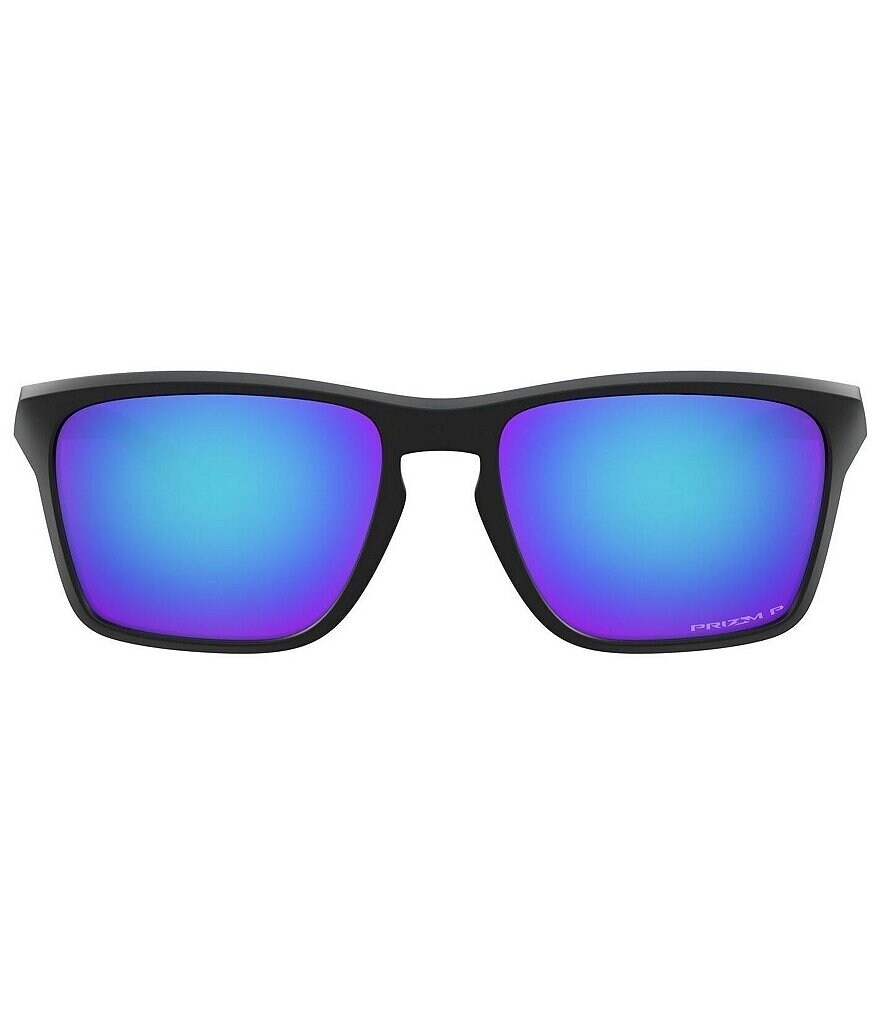 

Мужские поляризационные прямоугольные солнцезащитные очки Oakley Sylas, черный