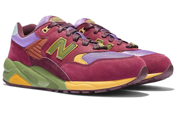 Кроссовки бродячие крысы x 580 New Balance, красный — фото 3