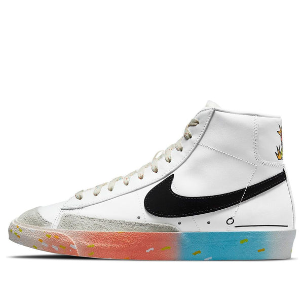 

Кроссовки blazer mid '77 vintage 'make it count' Nike, белый
