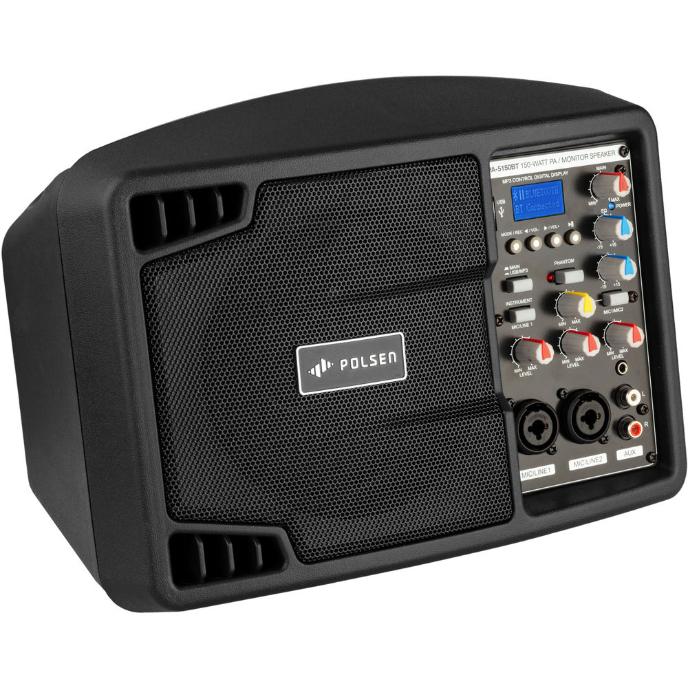 

Портативная PA-системы Polsen PA-5150BT 5" 150W Portable PA System PA-5150BT