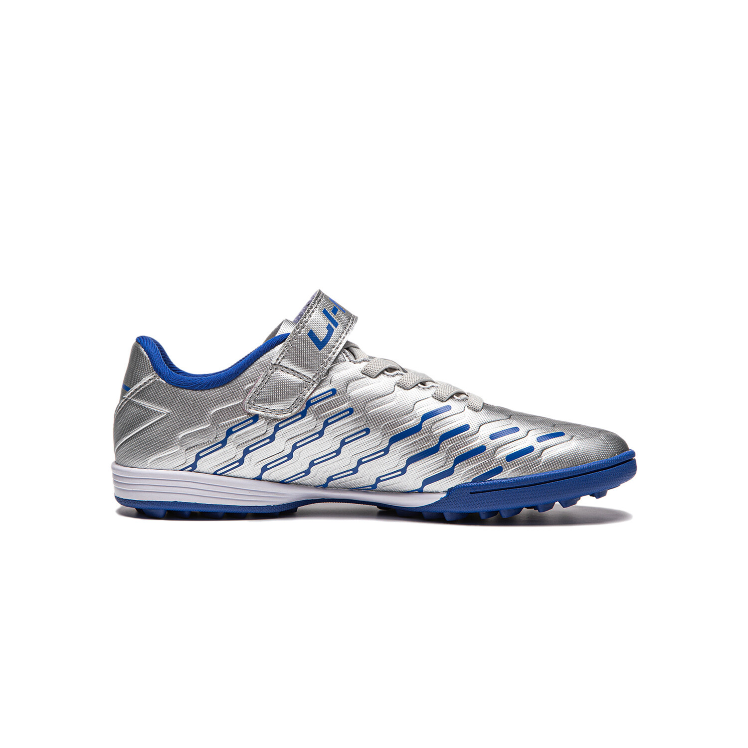 Детские футбольные бутсы GS Low-top Silver Lining Young, серебряный — фото 2
