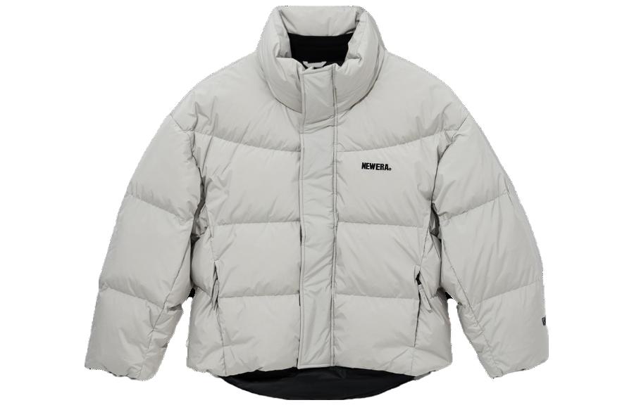 

New Era Мужская пуховая куртка светло-серого цвета, Light Gray