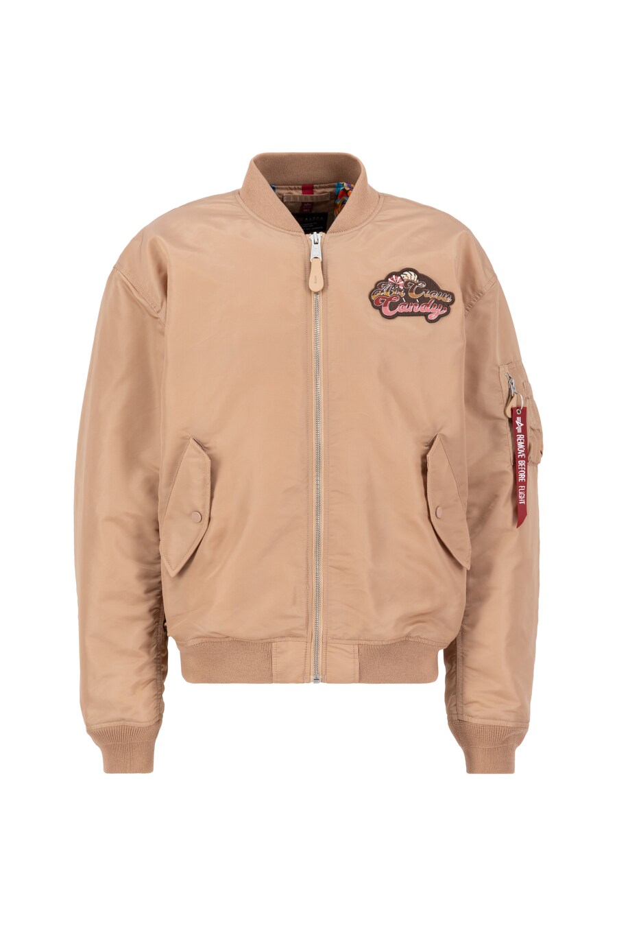 

Всесезонная куртка ALPHA INDUSTRIES Between-Season Jacket MA-1 Candy Crew, цвет apricot