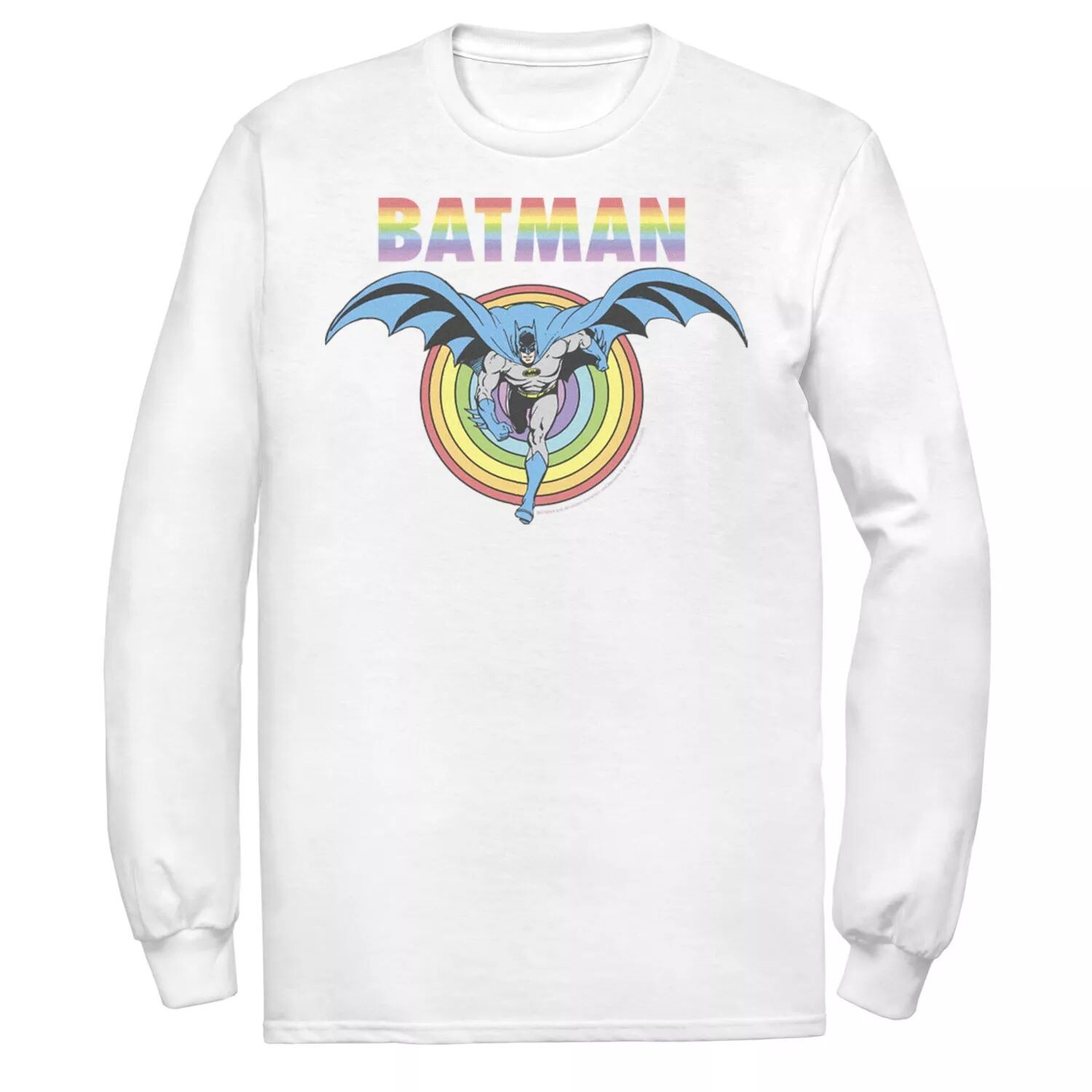 

Мужская футболка DC Comics Pride Batman Rainbow Run Licensed Character