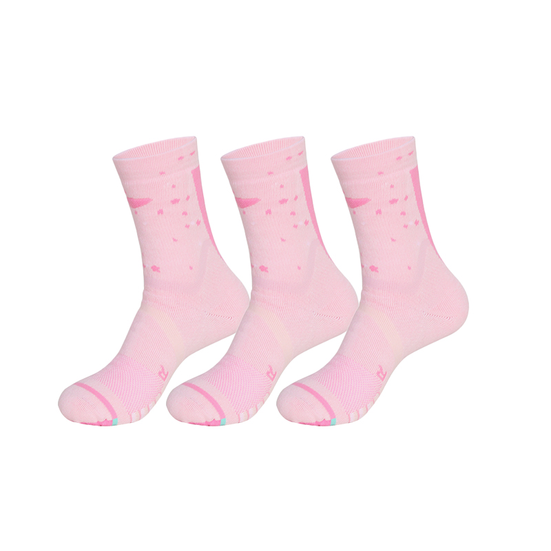 

Комплект баскетбольных носков для мужчин LINING, розовый