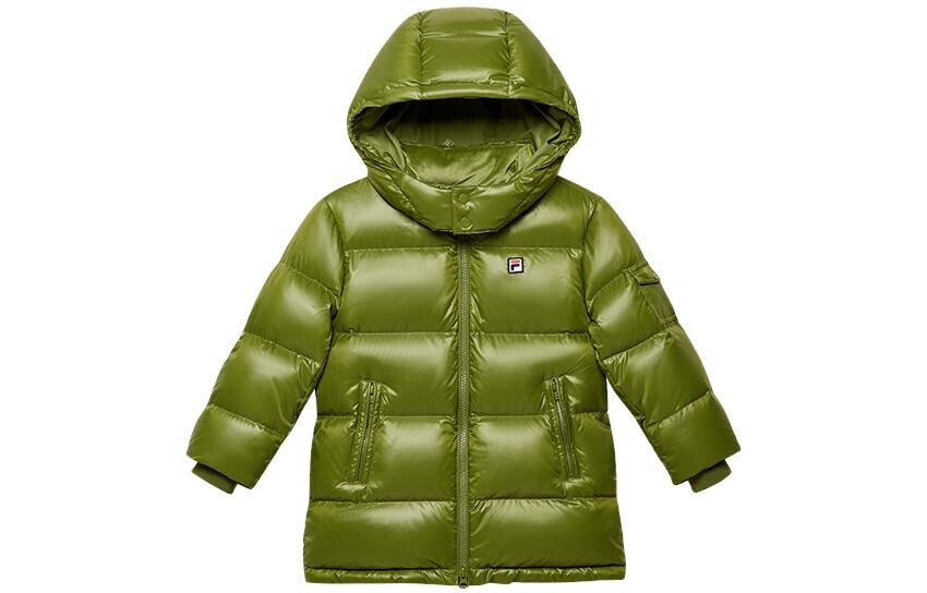 

Детский пуховик FILA, цвет Deep algae green-PDG