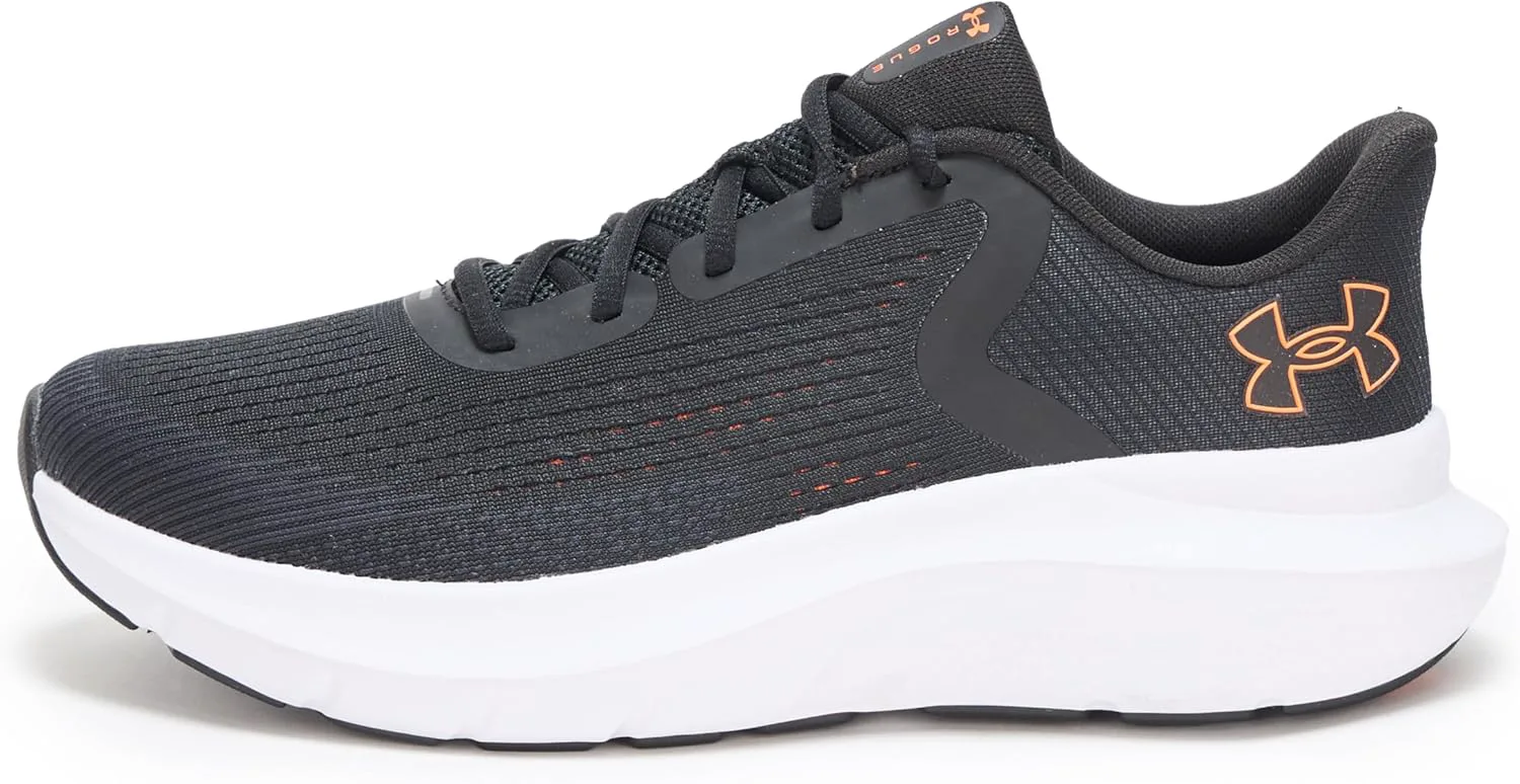Мужские кроссовки Under Armour Charged Rogue 5, черный/оранжевый — фото 3
