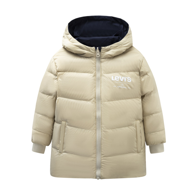 

Детская пуховая куртка Grade School Levis, темно-синий