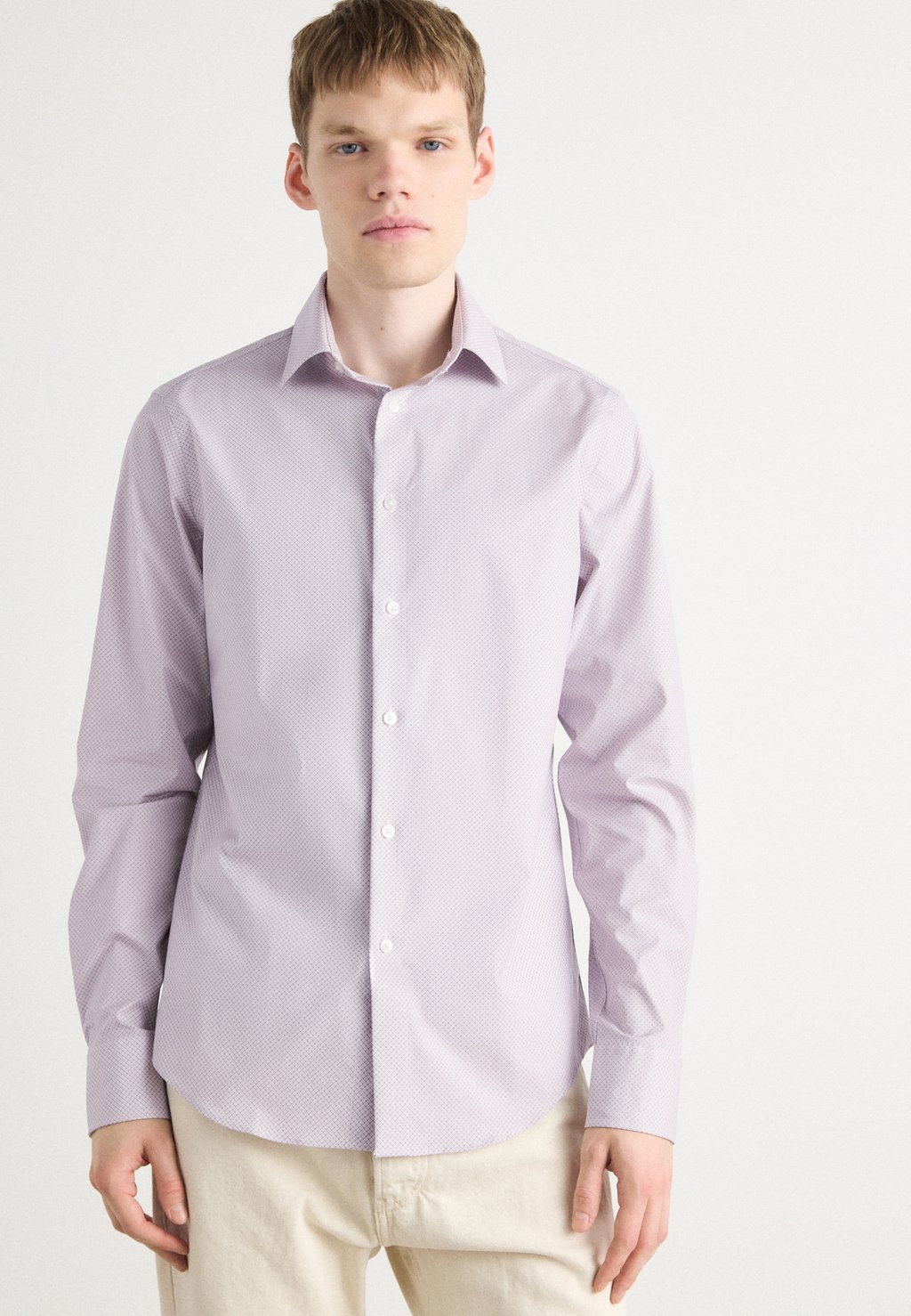 

Классическая рубашка SLIM Calvin Klein, цвет Berry/Multi