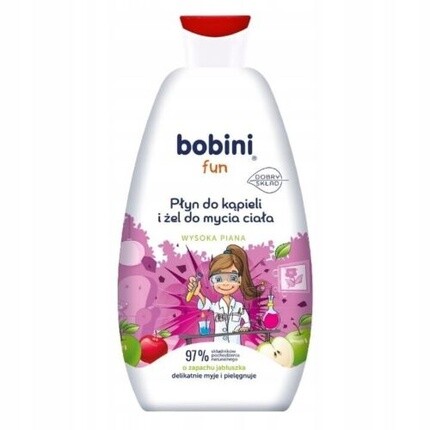 

BOBINI Fun Гель для ванны и тела Яблоко 500мл Assorted