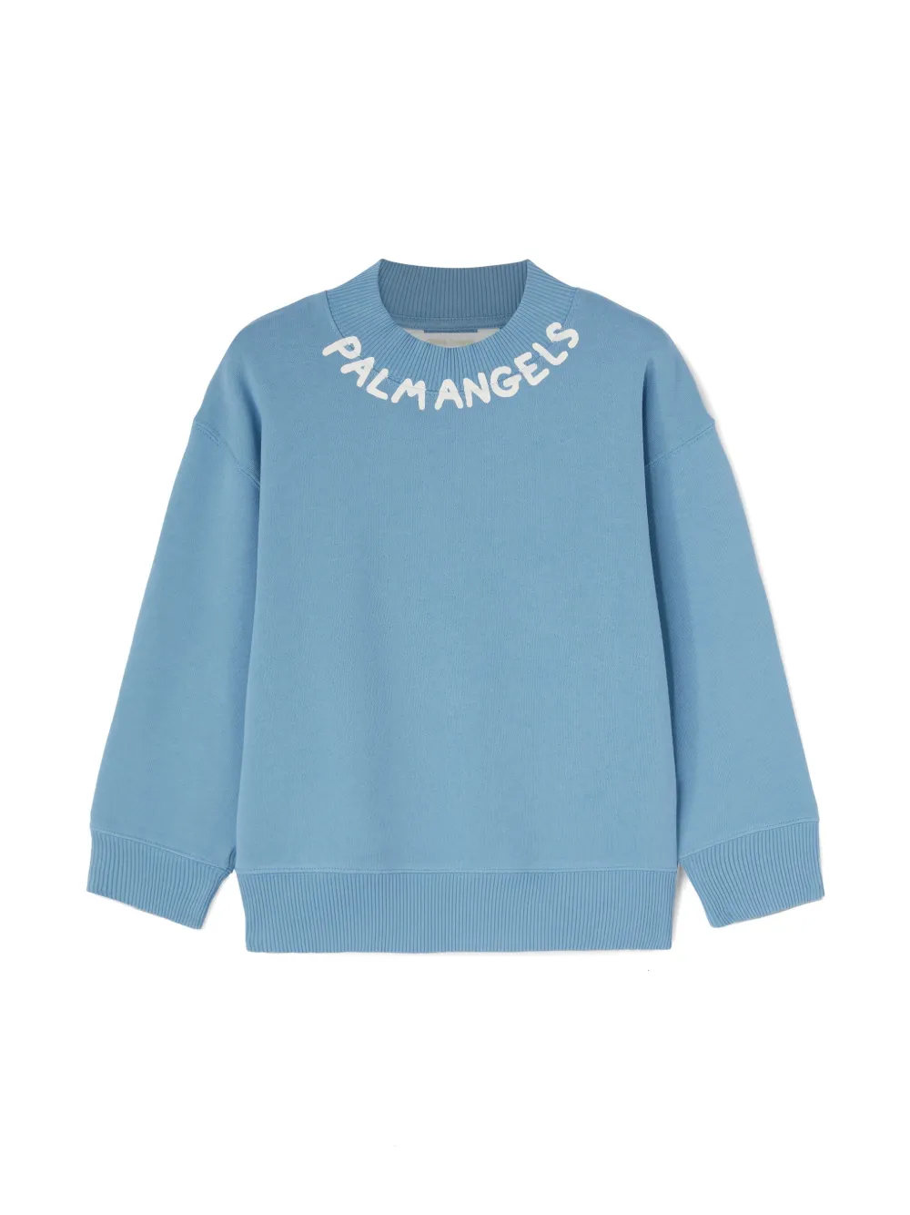 

Толстовка с логотипом Palm Angels Kids, синий