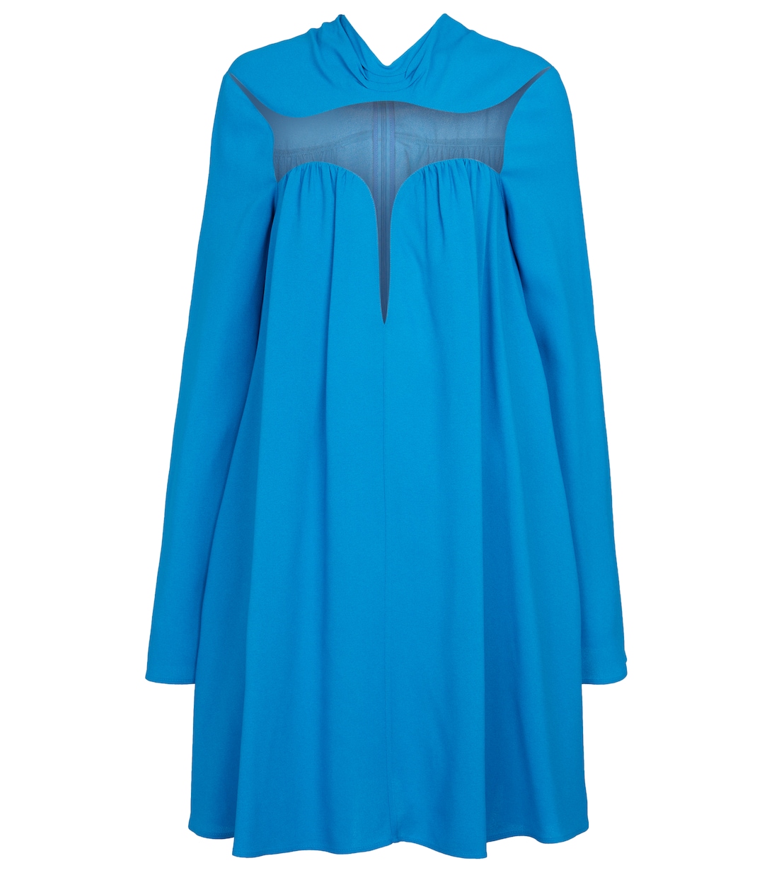

Мини-платье с вырезом Stella McCartney, Cerulean Blue