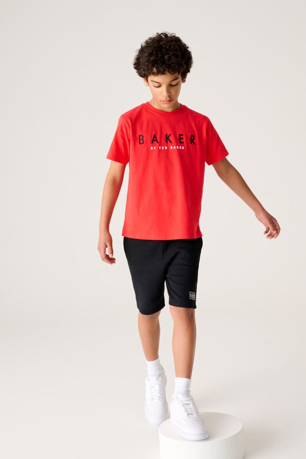 

Футболка с принтом на спине Baker By Ted Baker, красный