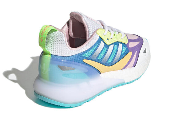Кроссовки zx 2k boost 2.0 j Adidas, синий — фото 4