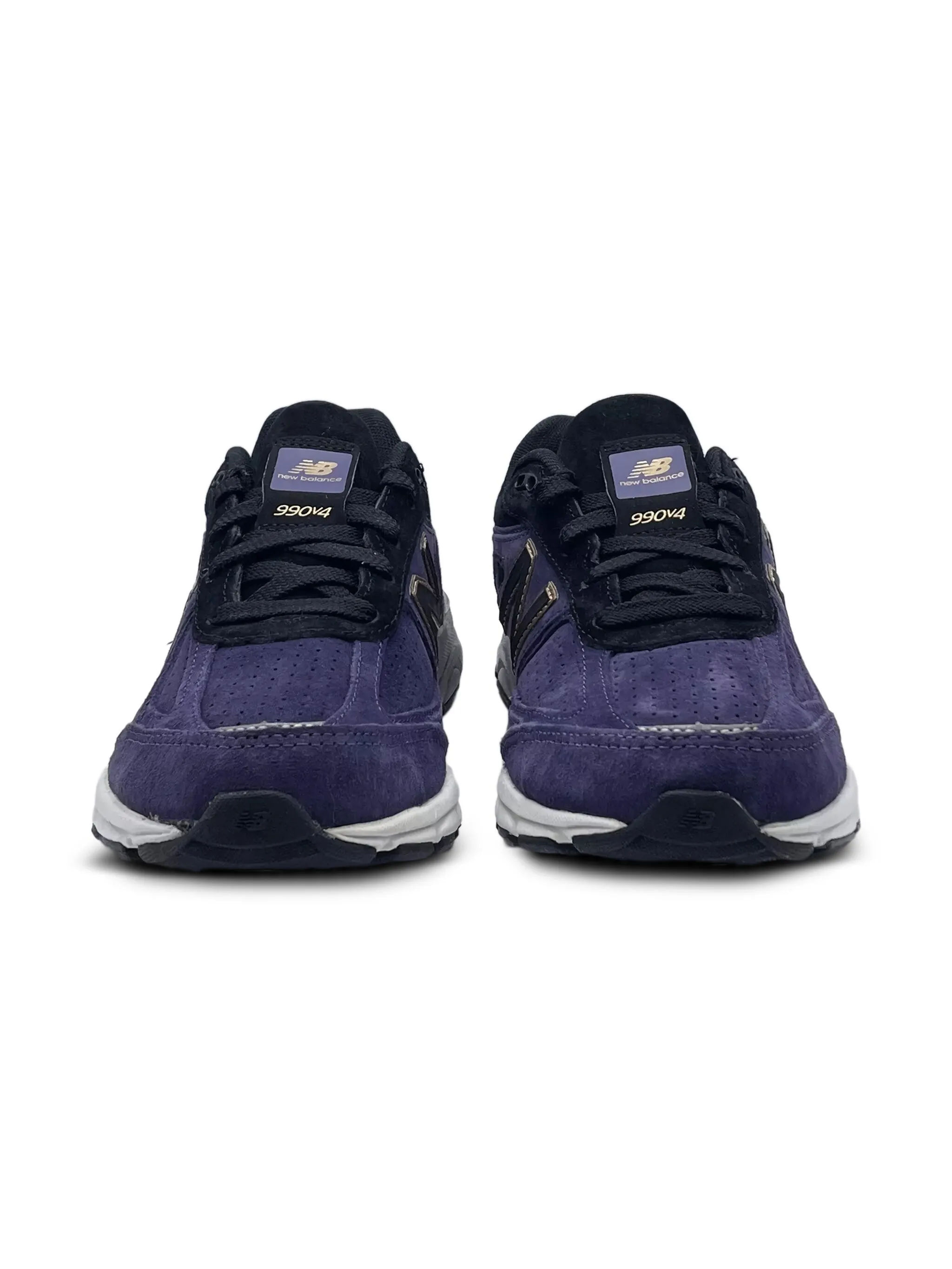 Кроссовки 990v4 Dark New Balance Kids, фиолетовый — фото 2