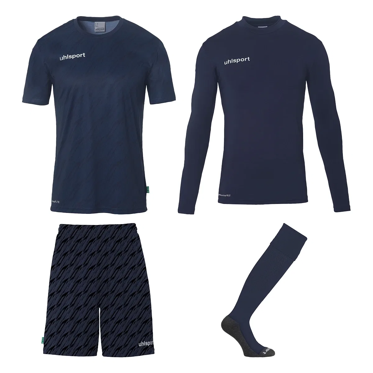 Футболка функциональная детская Uhlsport, синяя