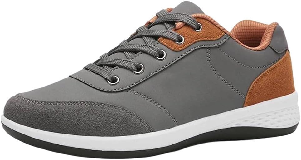 

Мужские весенние водонепроницаемые кроссовки для прогулок, повседневная кожаная спортивная обувь, противоскользящая обувь для тенниса Generic, хаки