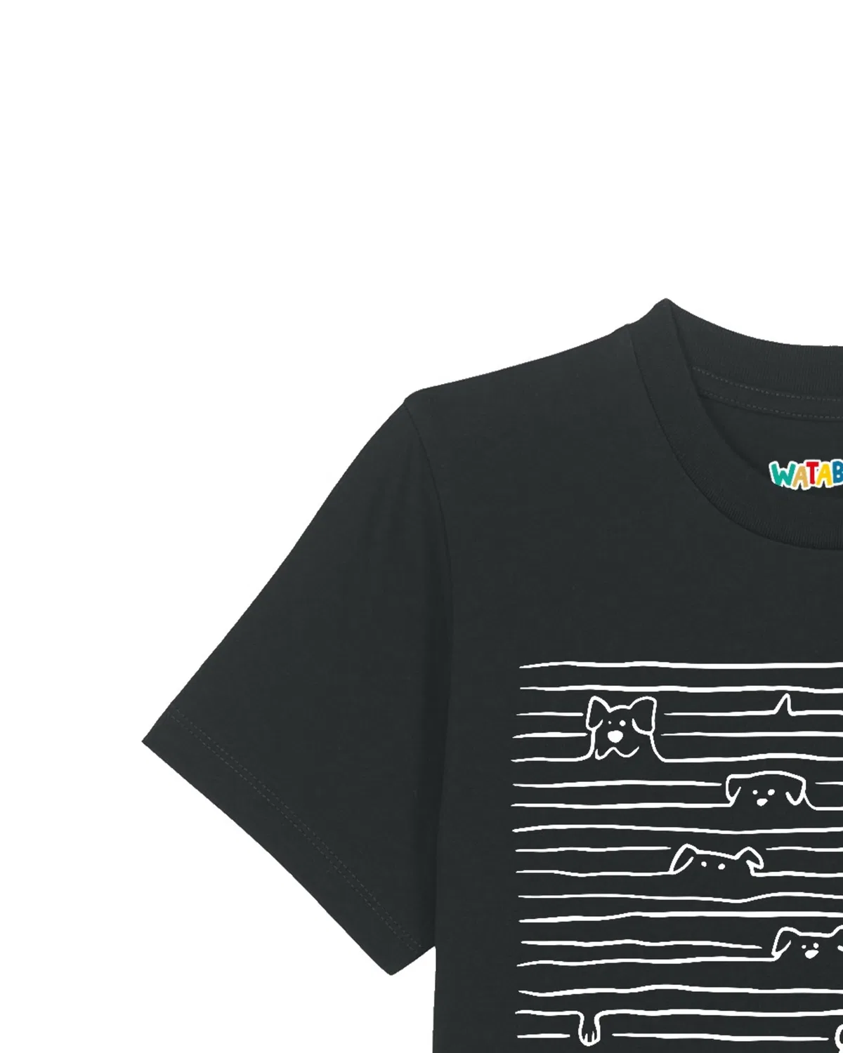 Футболка 'Doodle Dogs' Watabout.Kids, Black — фото 3
