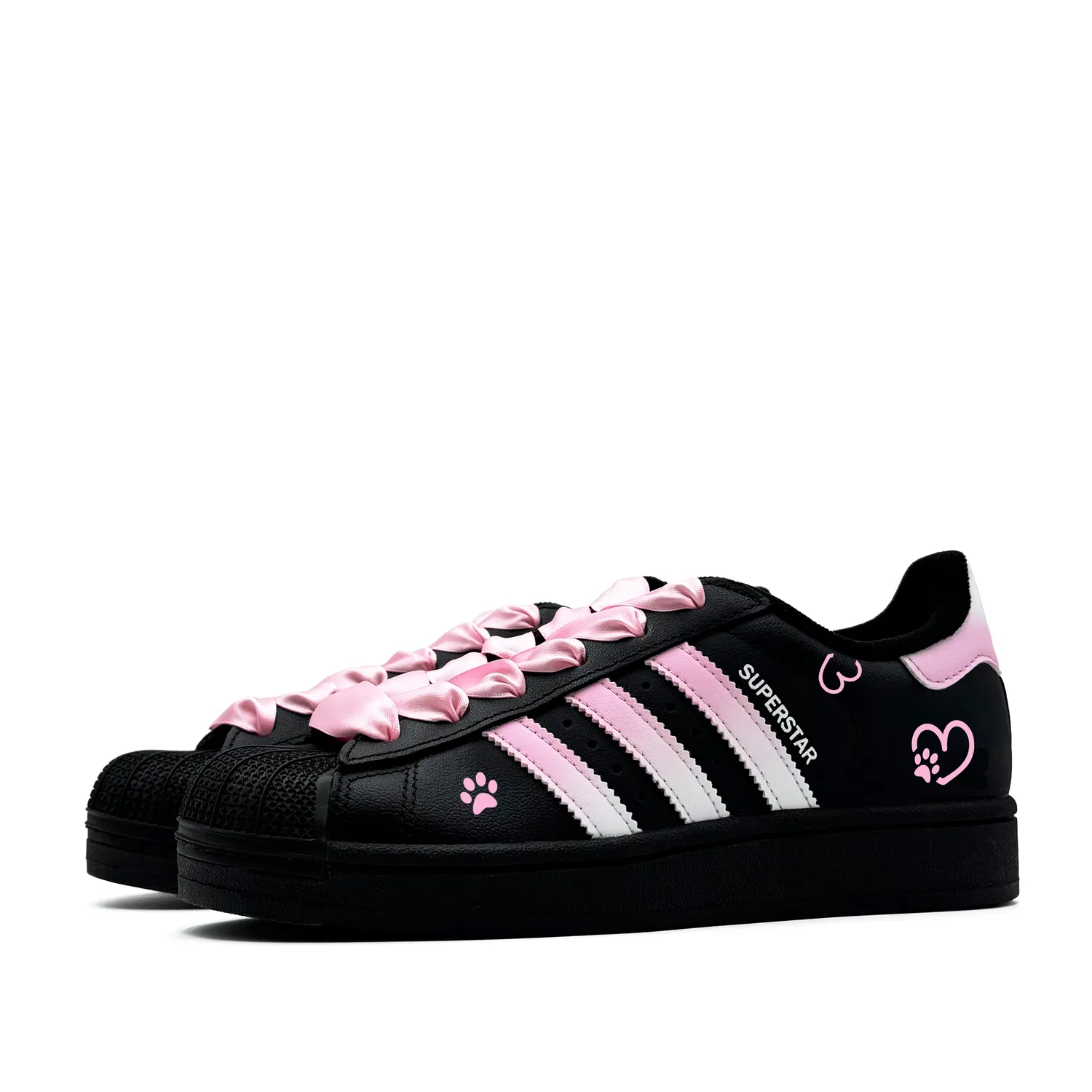 Кроссовки детские Adidas Originals Superstar 2 розовые — фото 4