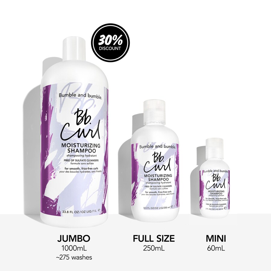 Увлажняющий шампунь для кудрявых волос Bumble and bumble, 33.8 oz/1000 mL — фото 2