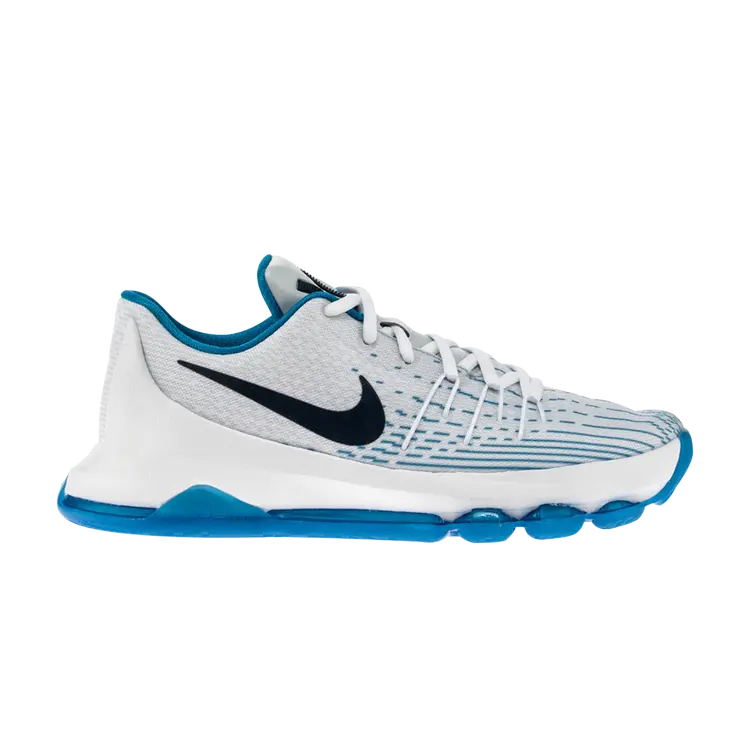 

Кроссовки Nike KD 8 GS 'White Navy', белый