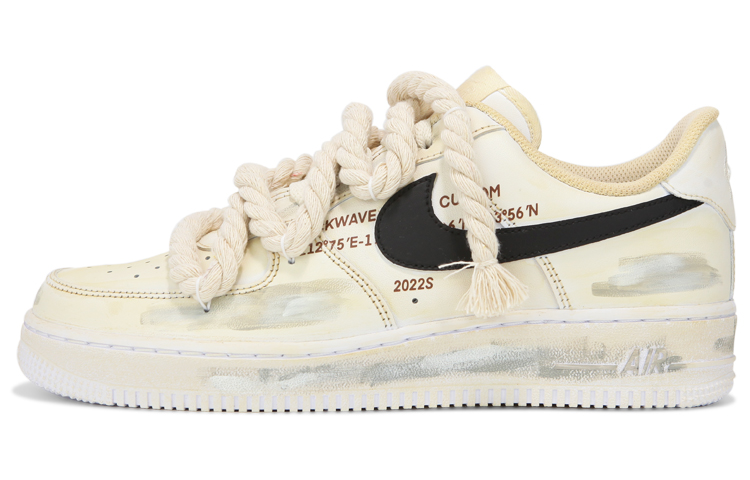 

Nike Кроссовки Air Force 1 Low-Top для скейтбординга, мужские, бежево-желтые