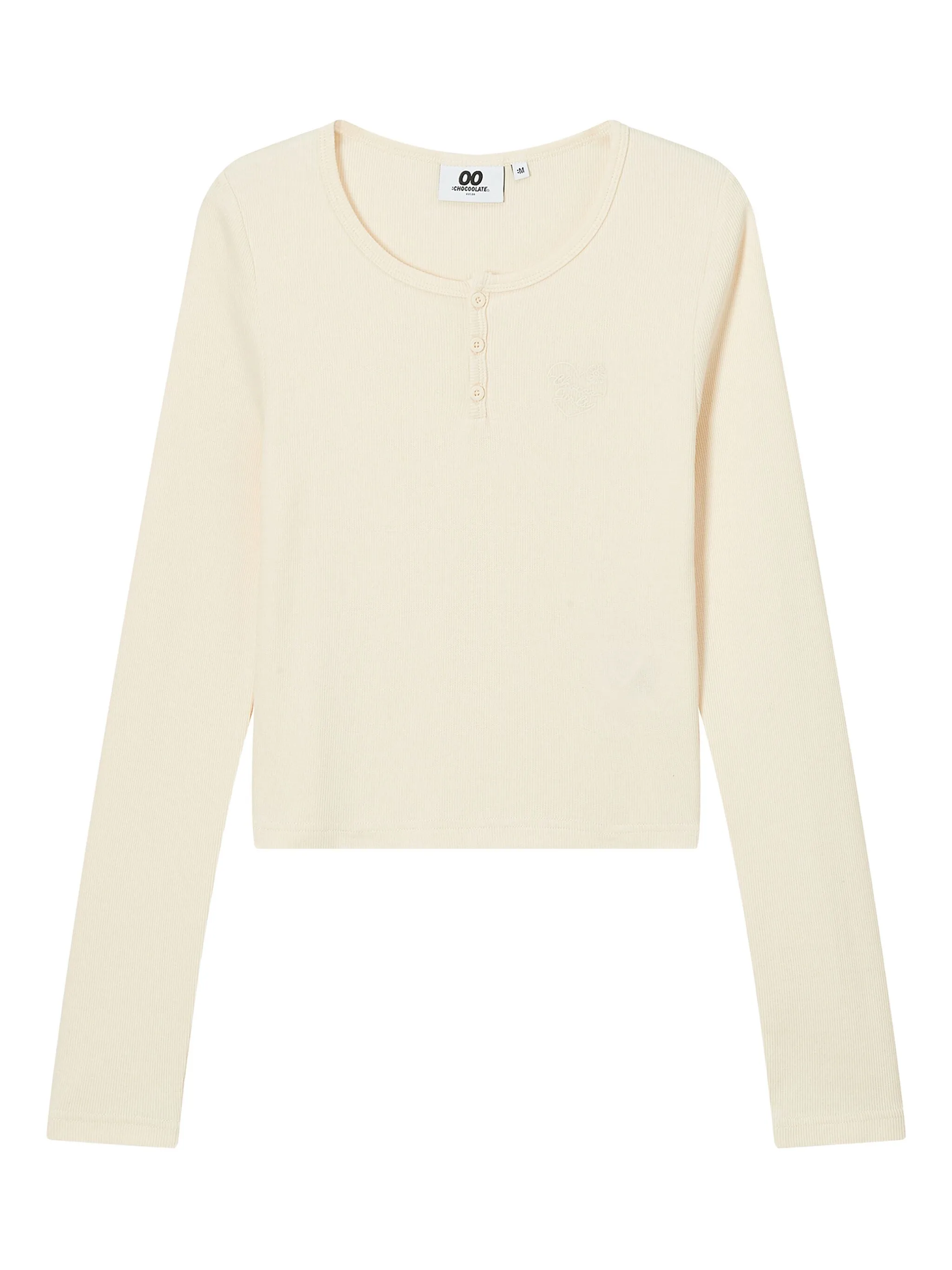 

Футболка хенли в рубчик Chocoolate, нейтральный