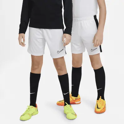 

Шорты Nike Dri-FIT Academy23 Kids' Soccer Shorts, цвет White/Black/Black