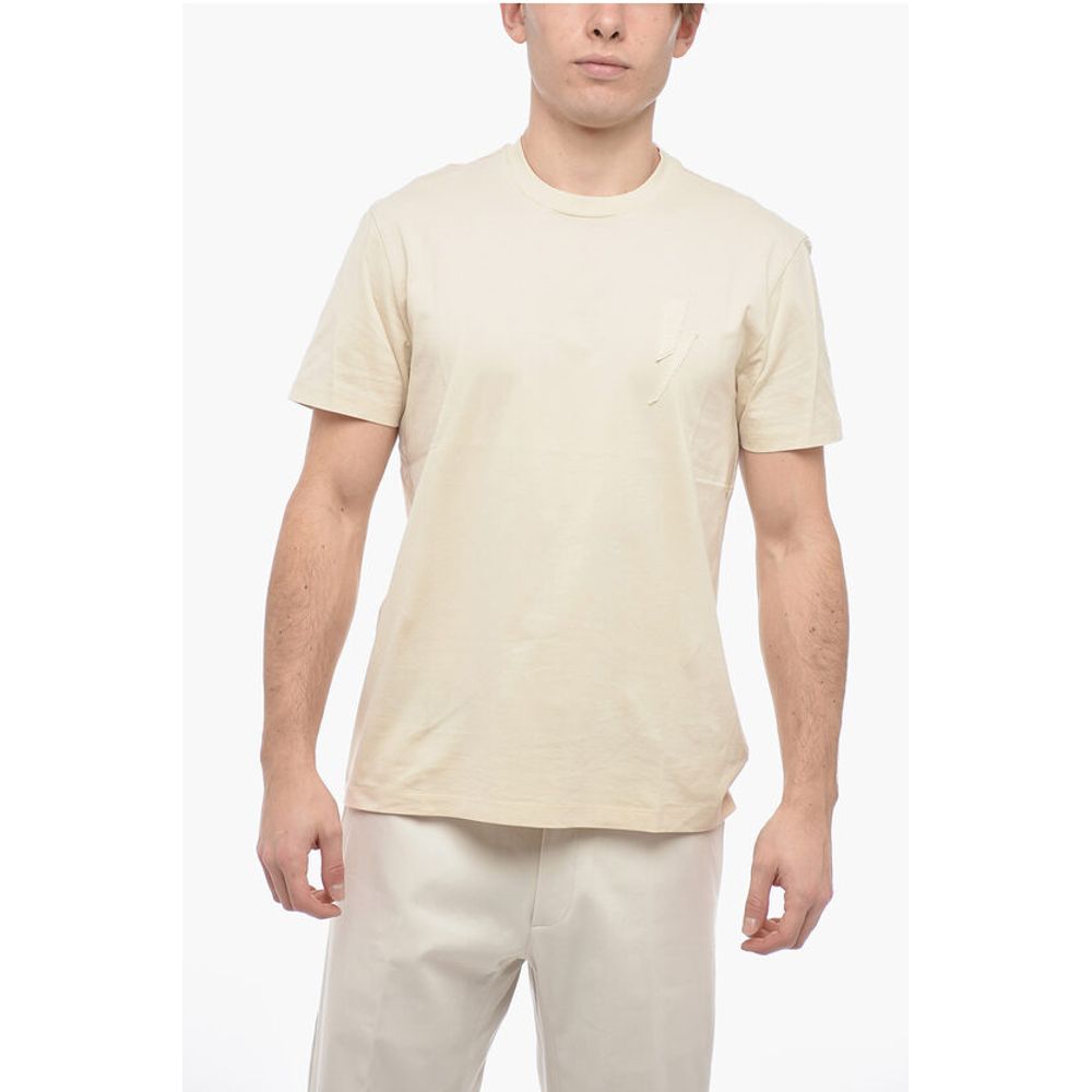 

Футболка Slim Fit BOLT BADGE с нашивкой-логотипом Neil Barrett, Beige