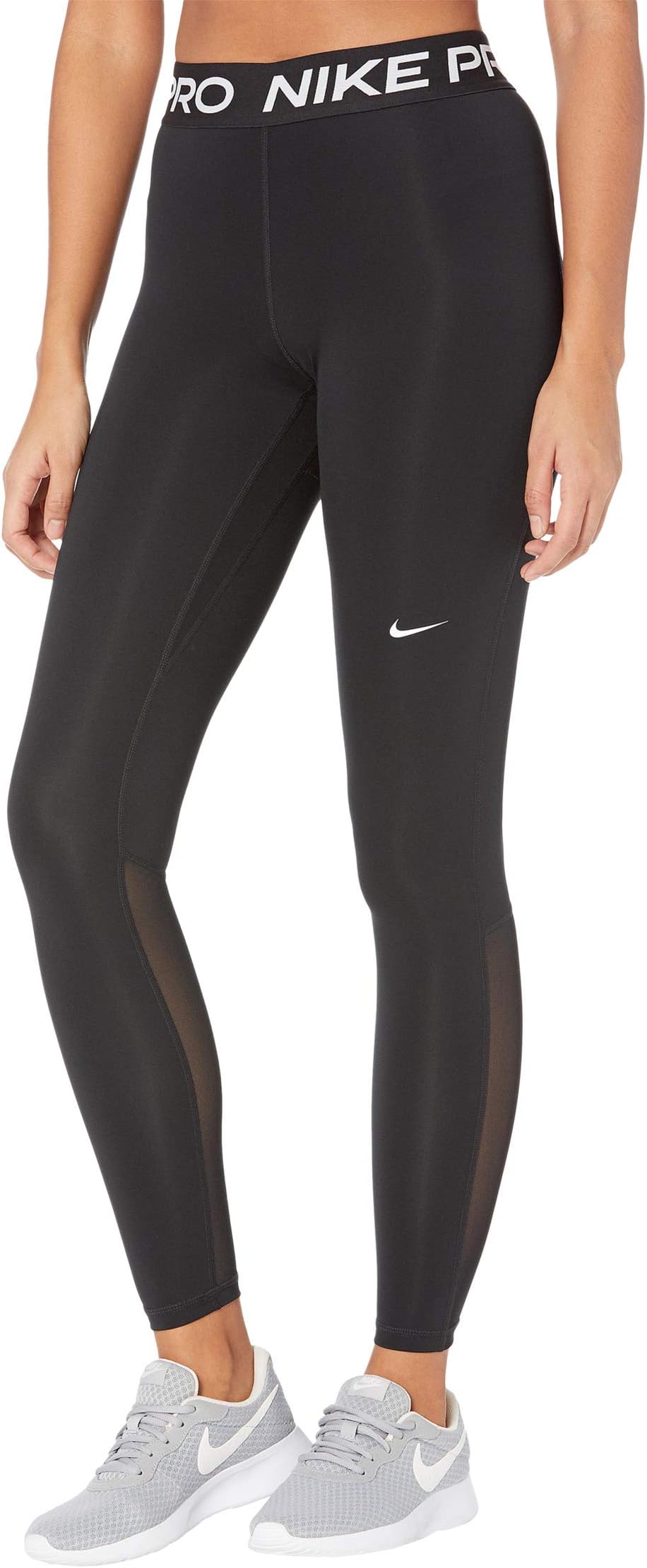

Брюки Nike Pro Tights, черный/белый