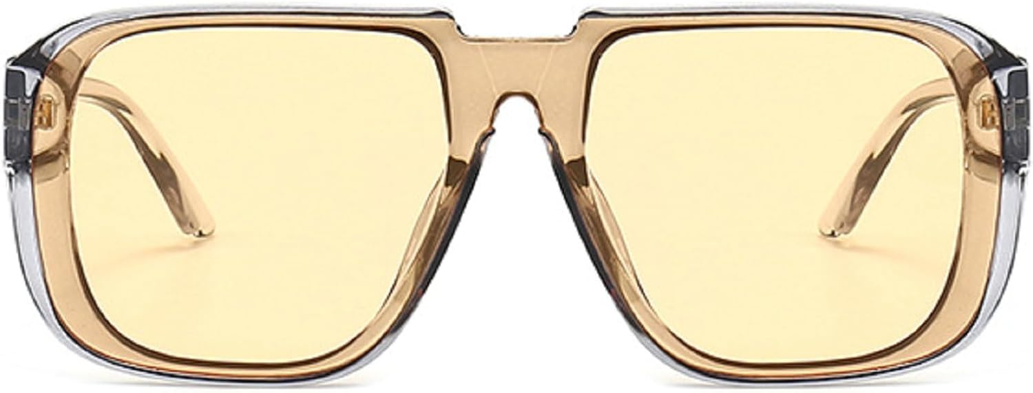 

Ретро мужские квадратные солнцезащитные очки-пилот для женщин и мужчин, модные винтажные роскошные солнцезащитные очки цвета шампанского с защитой от УФ-излучения UV400 mincl, Champagne