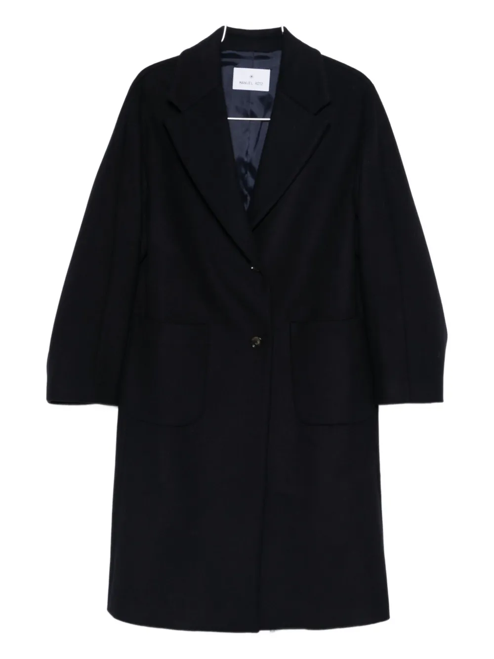 

Пальто из смеси шерсти Manuel Ritz, синий